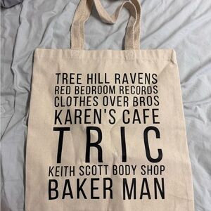 One tree hill company name tote bag